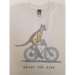 ROO ON A BICYCLE ON LIGHT GREY